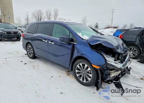 2022 Honda Odyssey Exl z USA, uszkodzony, nr VIN 5FNRL6H75NB009675